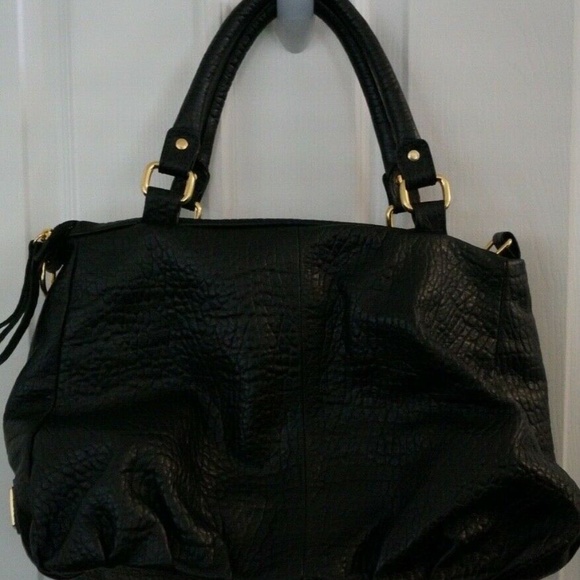 NWT Crizzapi Bolsas soft black leather handbag/tote/crossbody - Picture 3 of 12